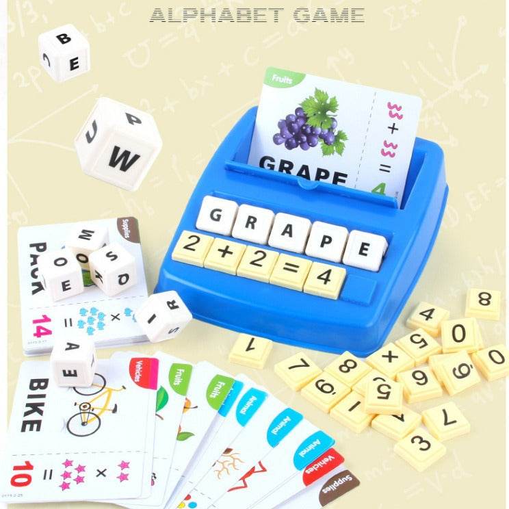 Alphabet Desktop Game Learning Numbers Matching Early Education Toys - Mubimart