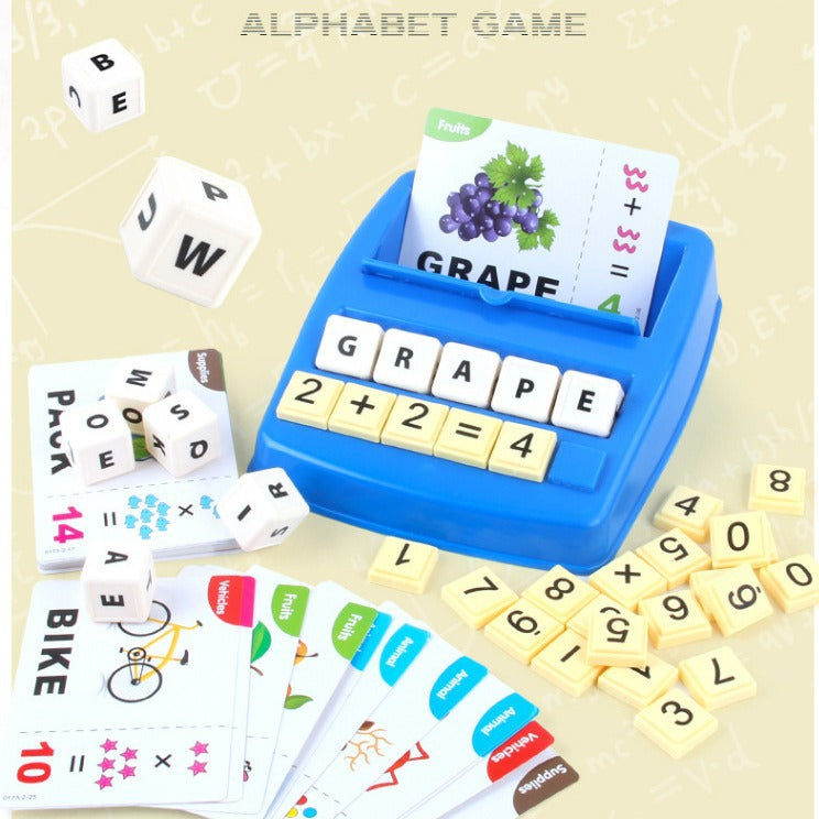 Alphabet Desktop Game Learning Numbers Matching Early Education Toys - Mubimart -  