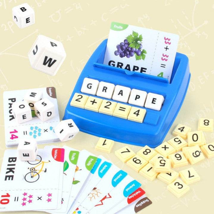Alphabet Desktop Game Learning Numbers Matching Early Education Toys - Mubimart
