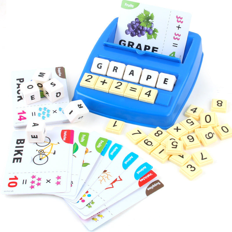 Alphabet Desktop Game Learning Numbers Matching Early Education Toys - Mubimart -  