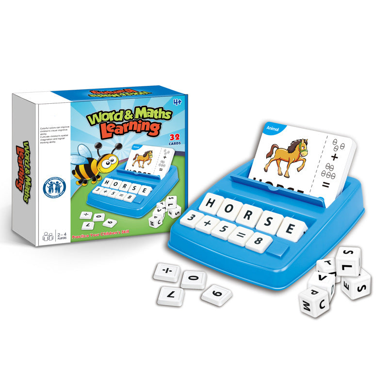 Alphabet Desktop Game Learning Numbers Matching Early Education Toys - Mubimart -  