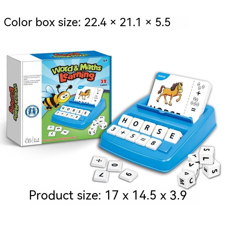 Alphabet Desktop Game Learning Numbers Matching Early Education Toys - Mubimart