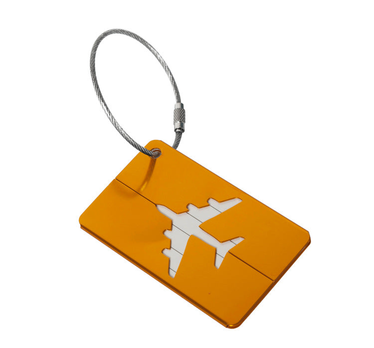 Aluminum Alloy Luggage Tag Consignment Tag - Mubimart -  