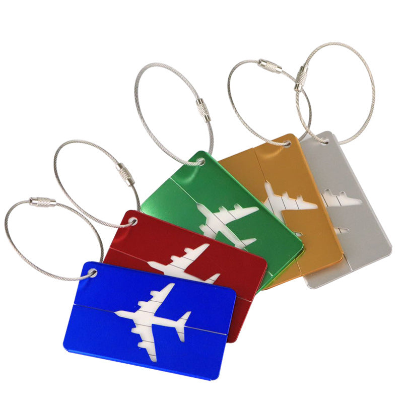 Aluminum Alloy Luggage Tag Consignment Tag - Mubimart -  