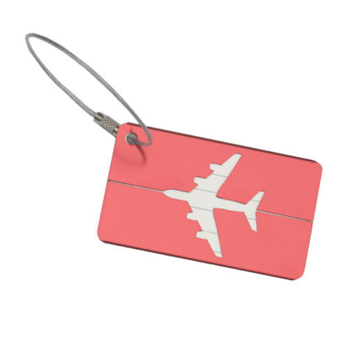 Aluminum Alloy Luggage Tag Tag Luggage Boarding Pass Metal Check-in Tag - Mubimart -  