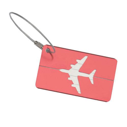Aluminum Alloy Luggage Tag Tag Luggage Boarding Pass Metal Check-in Tag - Mubimart