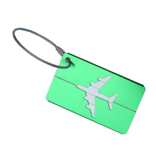 Aluminum Alloy Luggage Tag Tag Luggage Boarding Pass Metal Check-in Tag - Mubimart