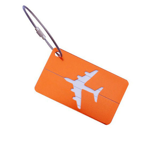 Aluminum Alloy Luggage Tag Tag Luggage Boarding Pass Metal Check-in Tag - Mubimart -  