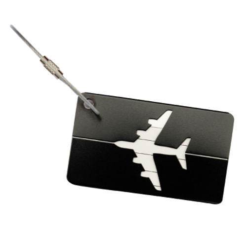 Aluminum Alloy Luggage Tag Tag Luggage Boarding Pass Metal Check-in Tag - Mubimart