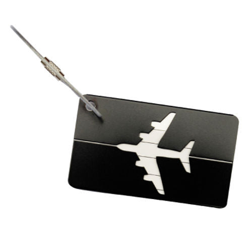 Aluminum Alloy Luggage Tag Tag Luggage Boarding Pass Metal Check-in Tag - Mubimart -  