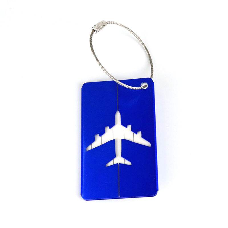 Aluminum Alloy Luggage Tag Tag Luggage Boarding Pass Metal Check-in Tag - Mubimart