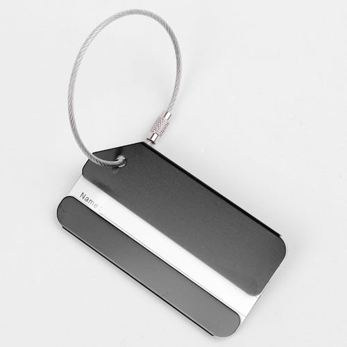 Aluminum Alloy Metal Luggage Tag - Mubimart -  