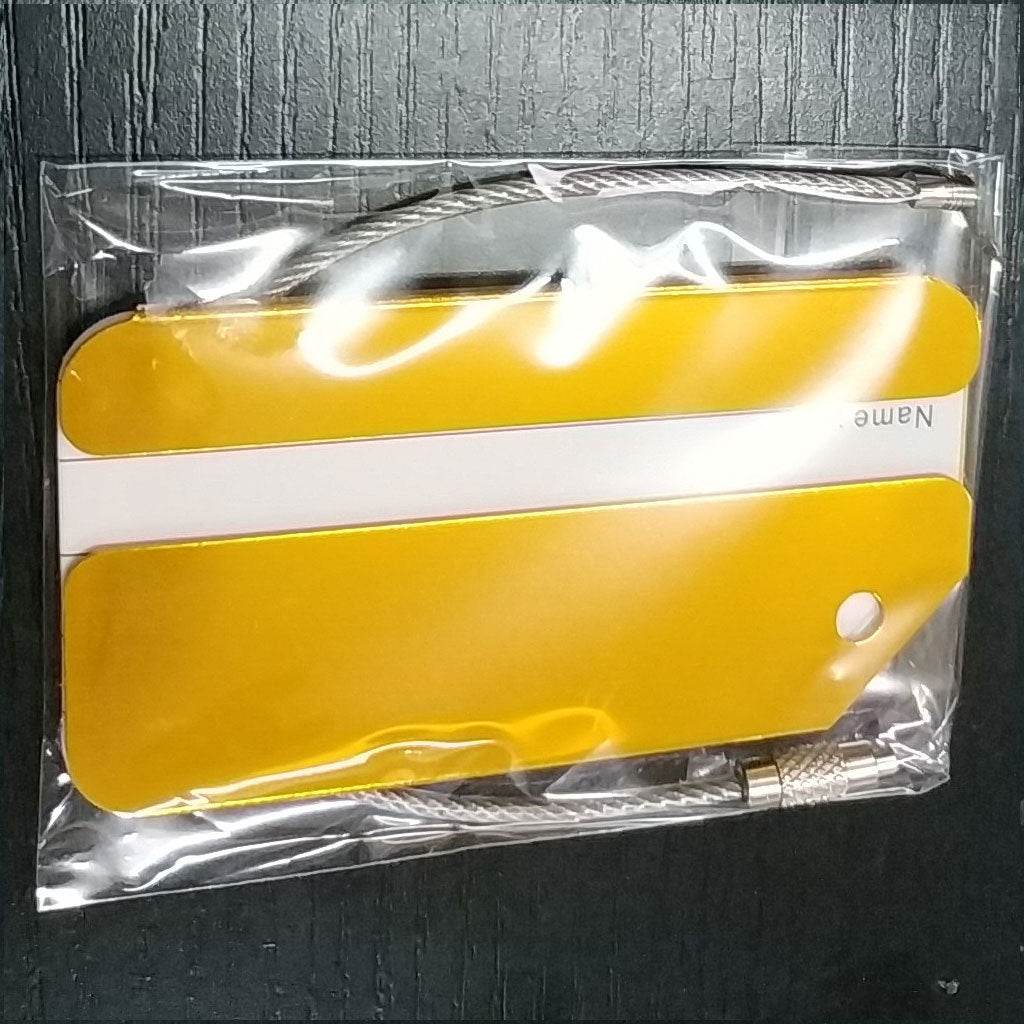 Aluminum Alloy Metal Luggage Tag - Mubimart