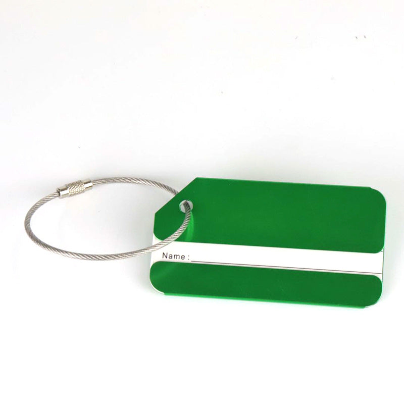 Aluminum Alloy Metal Luggage Tag - Mubimart -  