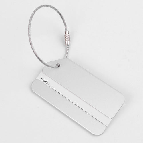 Aluminum Alloy Metal Luggage Tag - Mubimart -  