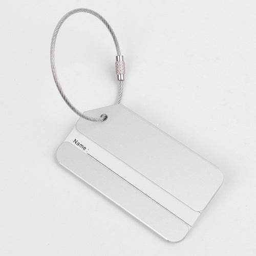 Aluminum Alloy Metal Luggage Tag - Mubimart
