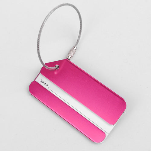 Aluminum Alloy Metal Luggage Tag - Mubimart -  