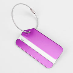 Aluminum Alloy Metal Luggage Tag - Mubimart -  