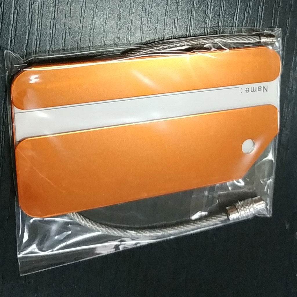 Aluminum Alloy Metal Luggage Tag - Mubimart