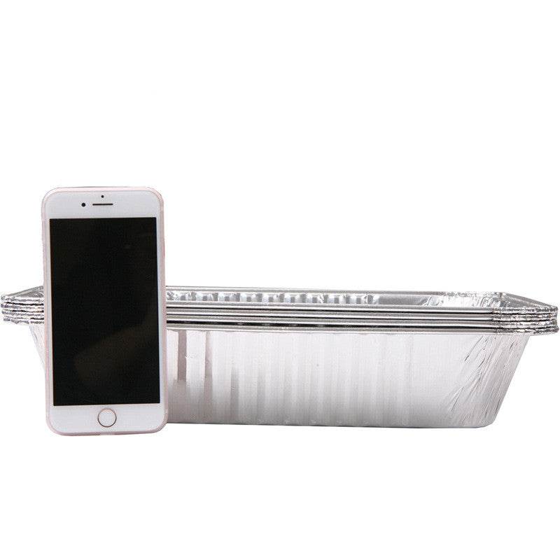 Aluminum Foil Baking Pan Rectangular Disposable Tin Household - Mubimart