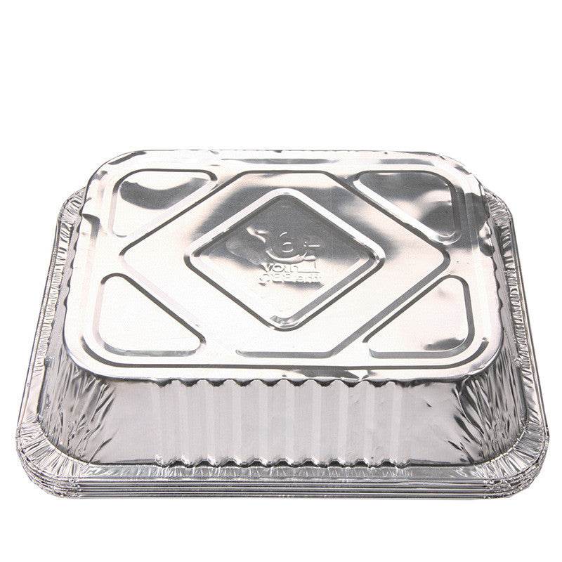 Aluminum Foil Baking Pan Rectangular Disposable Tin Household - Mubimart