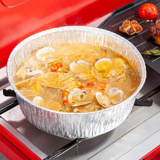 Aluminum Foil Baking Pan Rectangular Disposable Tin Household - Mubimart