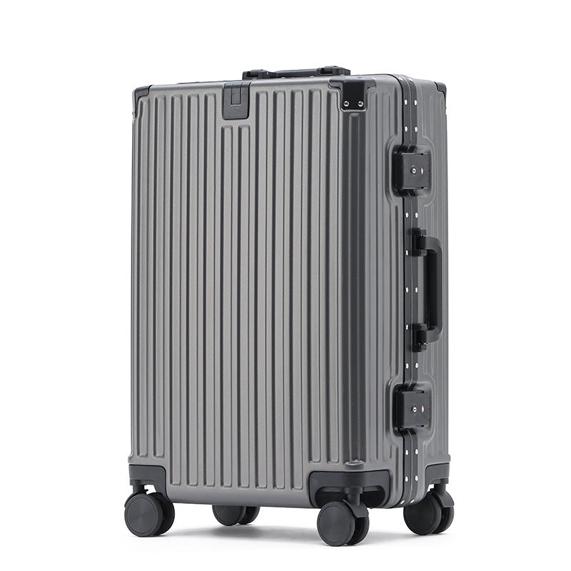 Aluminum Frame Luggage Solid Extra Thick And Durable Trolley Case - Mubimart -  