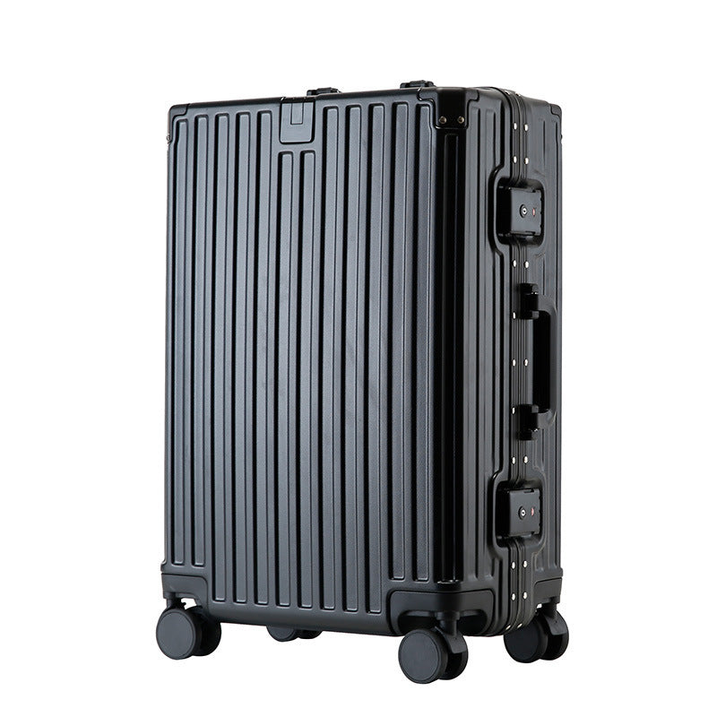 Aluminum Frame Luggage Solid Extra Thick And Durable Trolley Case - Mubimart -  