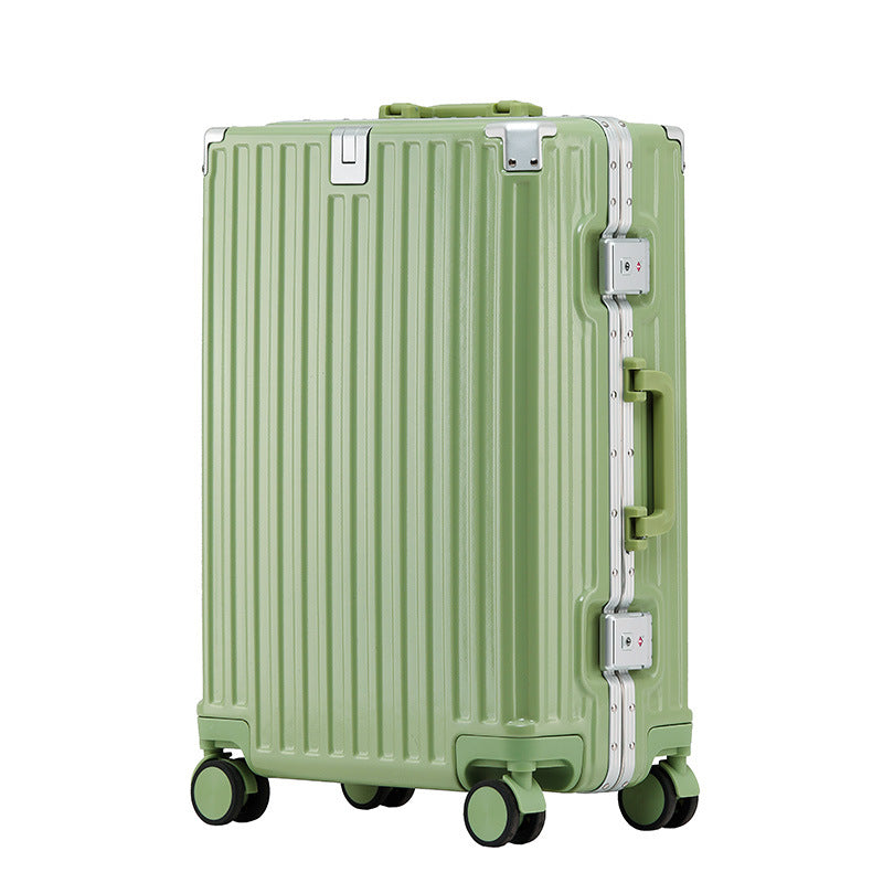 Aluminum Frame Luggage Solid Extra Thick And Durable Trolley Case - Mubimart -  