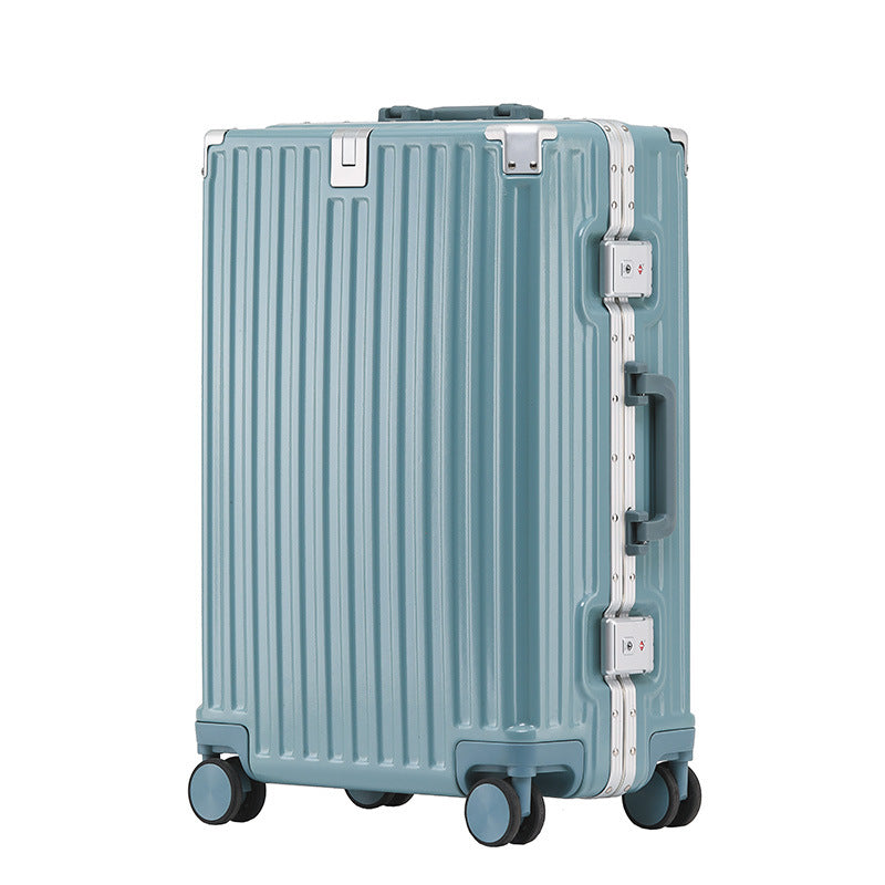 Aluminum Frame Luggage Solid Extra Thick And Durable Trolley Case - Mubimart -  