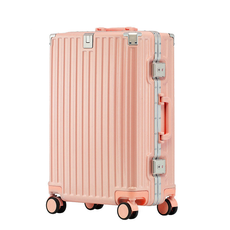 Aluminum Frame Luggage Solid Extra Thick And Durable Trolley Case - Mubimart -  