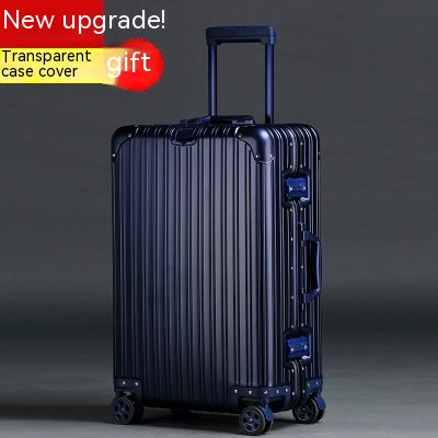 Aluminum Magnesium Alloy Luggage Large Capacity Trolley Case - Mubimart -  