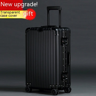 Aluminum Magnesium Alloy Luggage Large Capacity Trolley Case - Mubimart -  