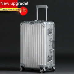 Aluminum Magnesium Alloy Luggage Large Capacity Trolley Case - Mubimart -  