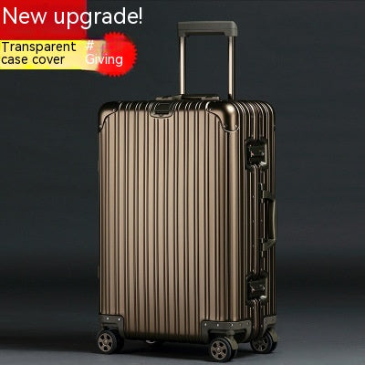 Aluminum Magnesium Alloy Luggage Large Capacity Trolley Case - Mubimart -  