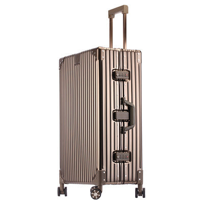 Aluminum Magnesium Alloy Luggage Large Capacity Trolley Case - Mubimart -  