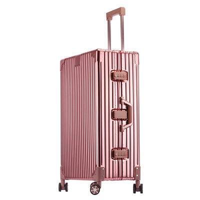 Aluminum Magnesium Alloy Luggage Large Capacity Trolley Case - Mubimart -  