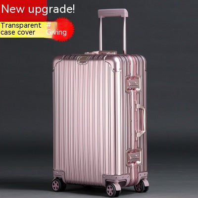 Aluminum Magnesium Alloy Luggage Large Capacity Trolley Case - Mubimart -  