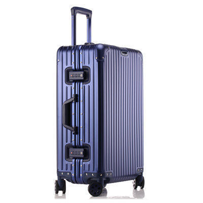 Aluminum Magnesium Alloy Luggage Large Capacity Trolley Case - Mubimart -  