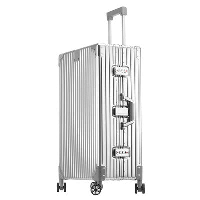 Aluminum Magnesium Alloy Luggage Large Capacity Trolley Case - Mubimart -  