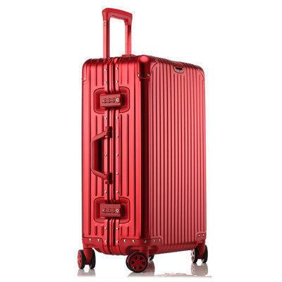 Aluminum Magnesium Alloy Luggage Large Capacity Trolley Case - Mubimart -  