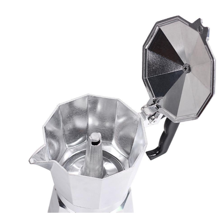 Aluminum Mocha Pot Coffee Maker - Mubimart -  