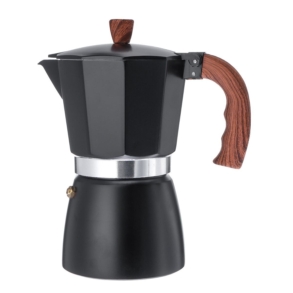 Aluminum Mocha Pot Coffee Maker - Mubimart -  