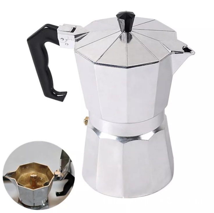 Aluminum Mocha Pot Coffee Maker - Mubimart -  