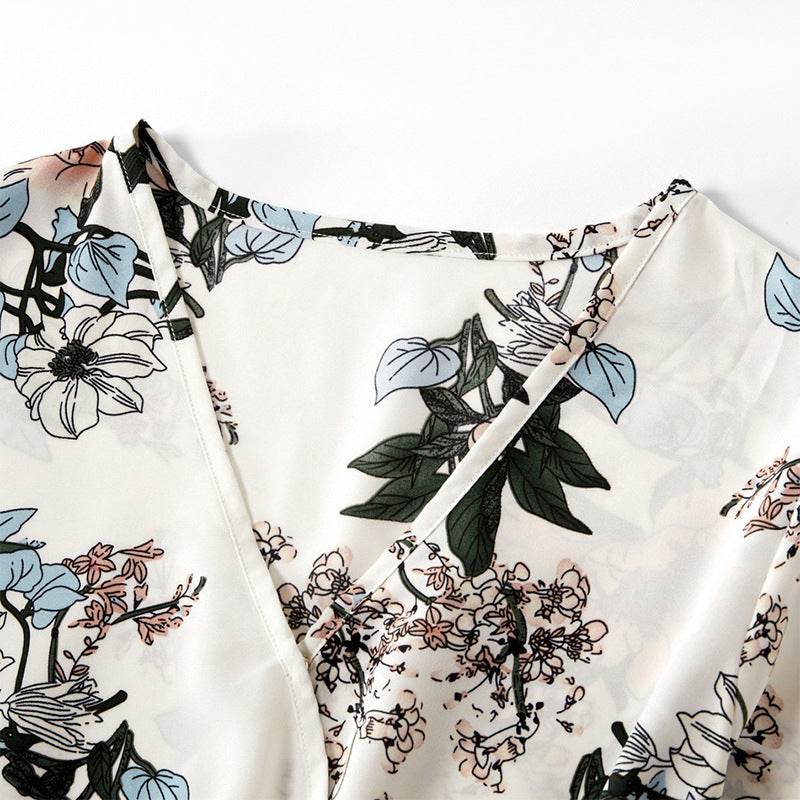 Amazon Sexy Print Top Jumpsuit Jumpsuit Parent-Child Skirt Female Spot Mother Daughter Baby - Mubimart