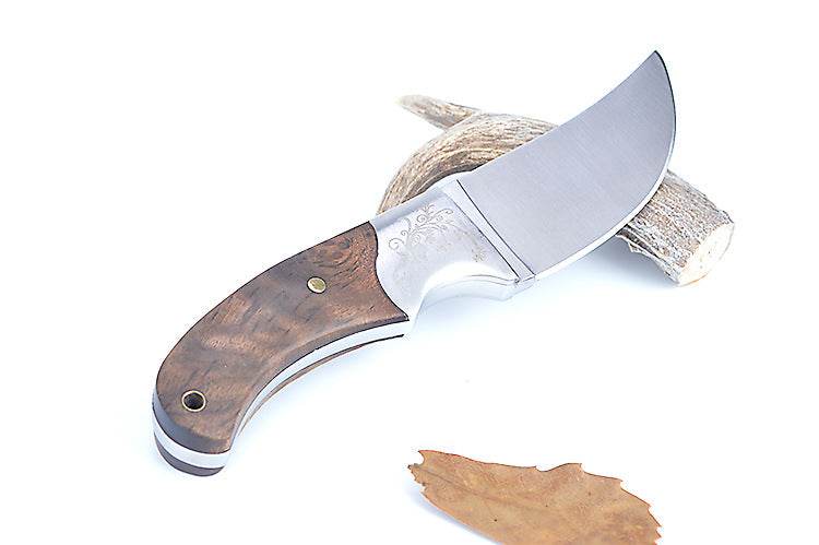 American Gaiter Straight Knife Outdoor Knife Wild Survival Small Straight Knife Small Throwing Knife - Mubimart
