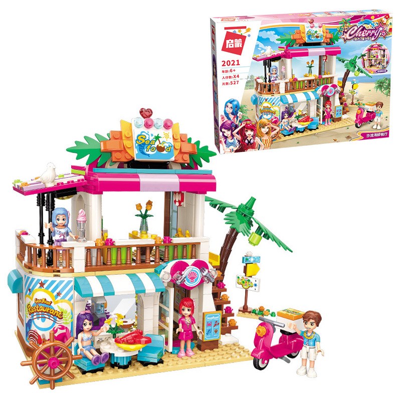 Amusement park building block toys - Mubimart -  