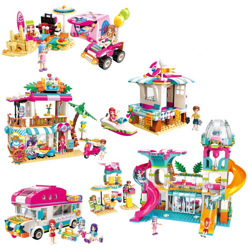 Amusement park building block toys - Mubimart -  