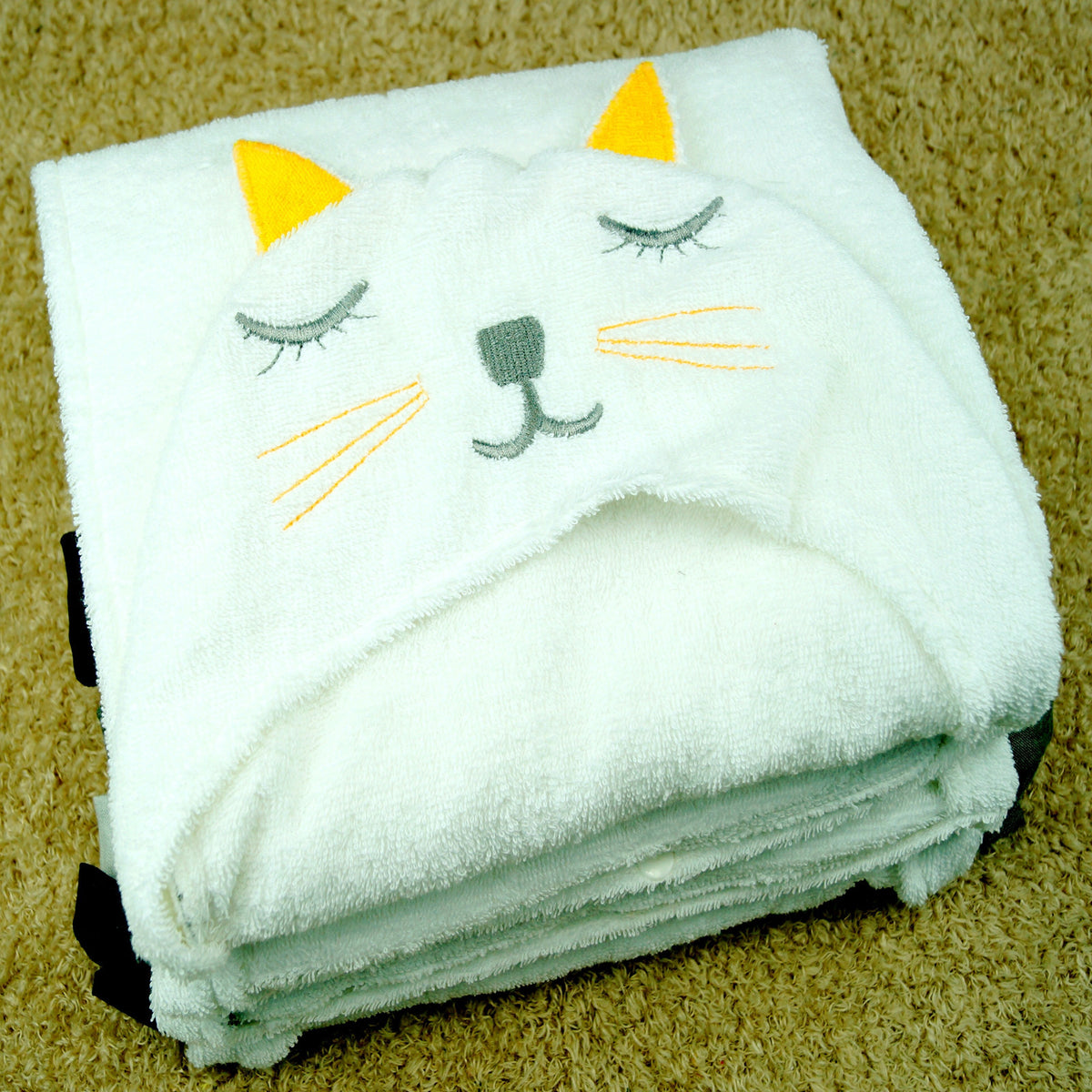 Animal Hooded Cotton Towel - Mubimart - Towel 