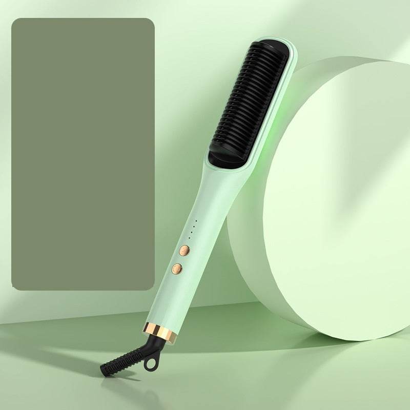 Anion Hair Care Electric Hair Curlers Hair Comb Straightener - Mubimart